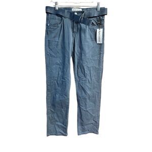 Rebel & Soul Boys Charcoal, gray belted pants Sz 14/16 NWT